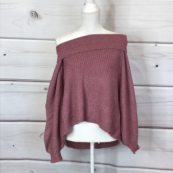 Easel Off Shoulder Knit Sweater - Picture 2 of 5